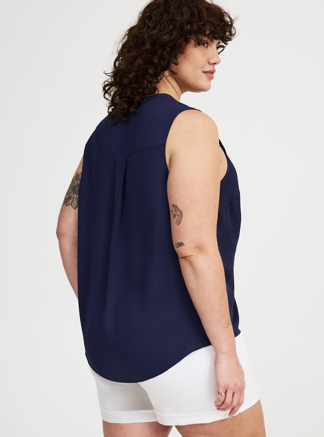 Harper Sleeveless Pullover Blouse