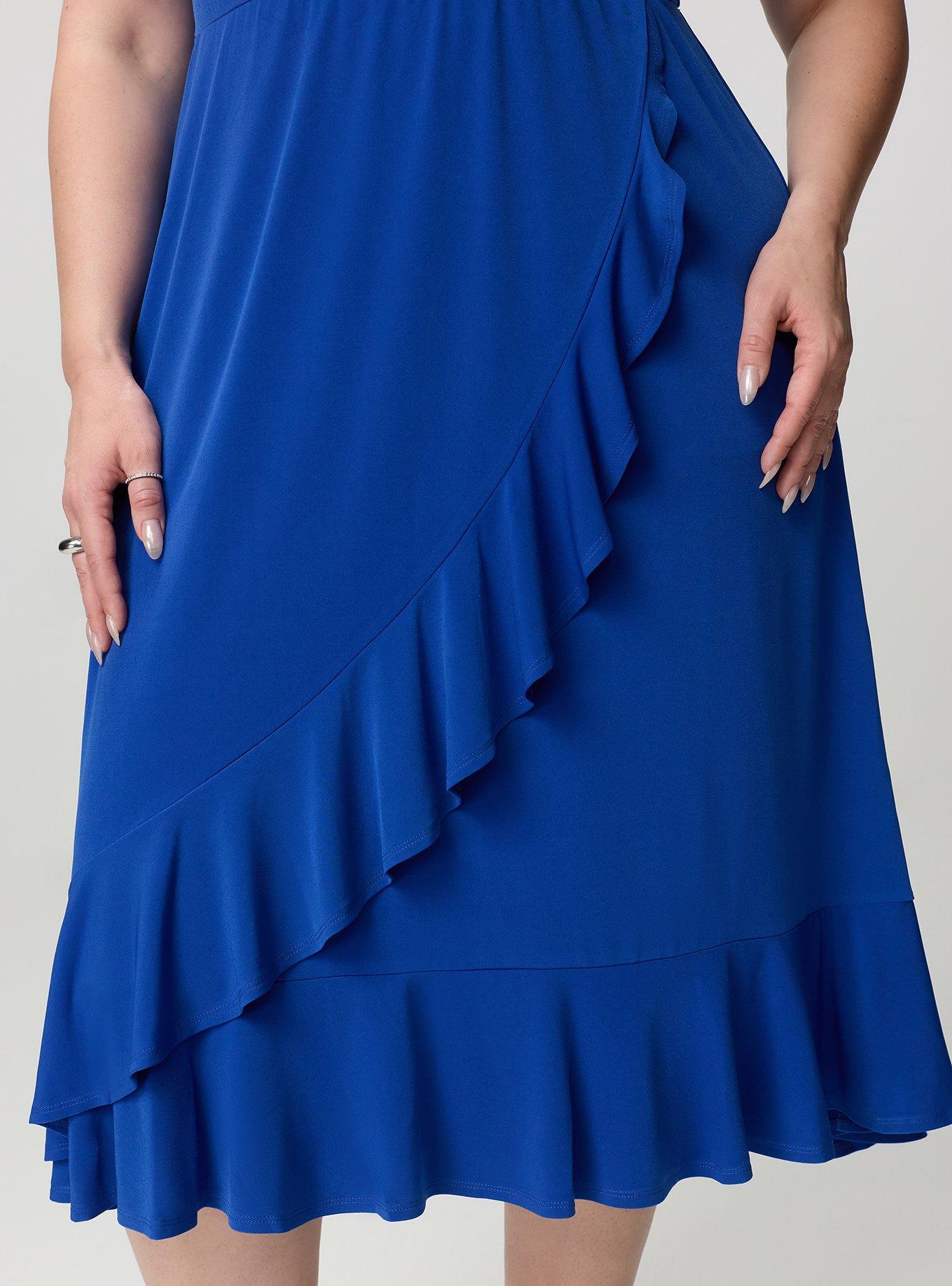 Surplice Midi Dress, SURF THE WEB, alternate