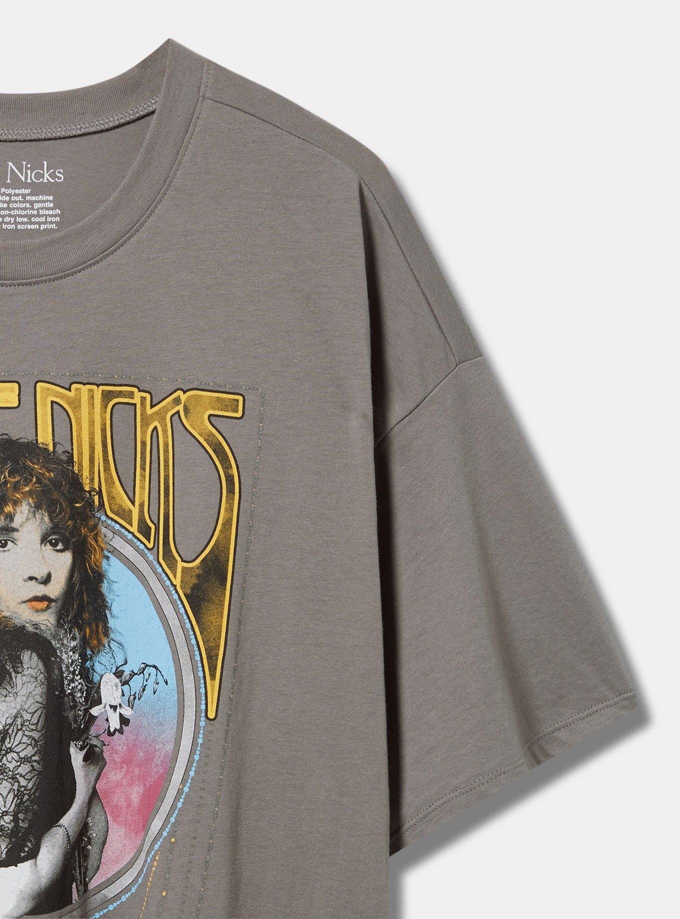 Stevie Nicks Oversize Fit Cotton Crew Tee