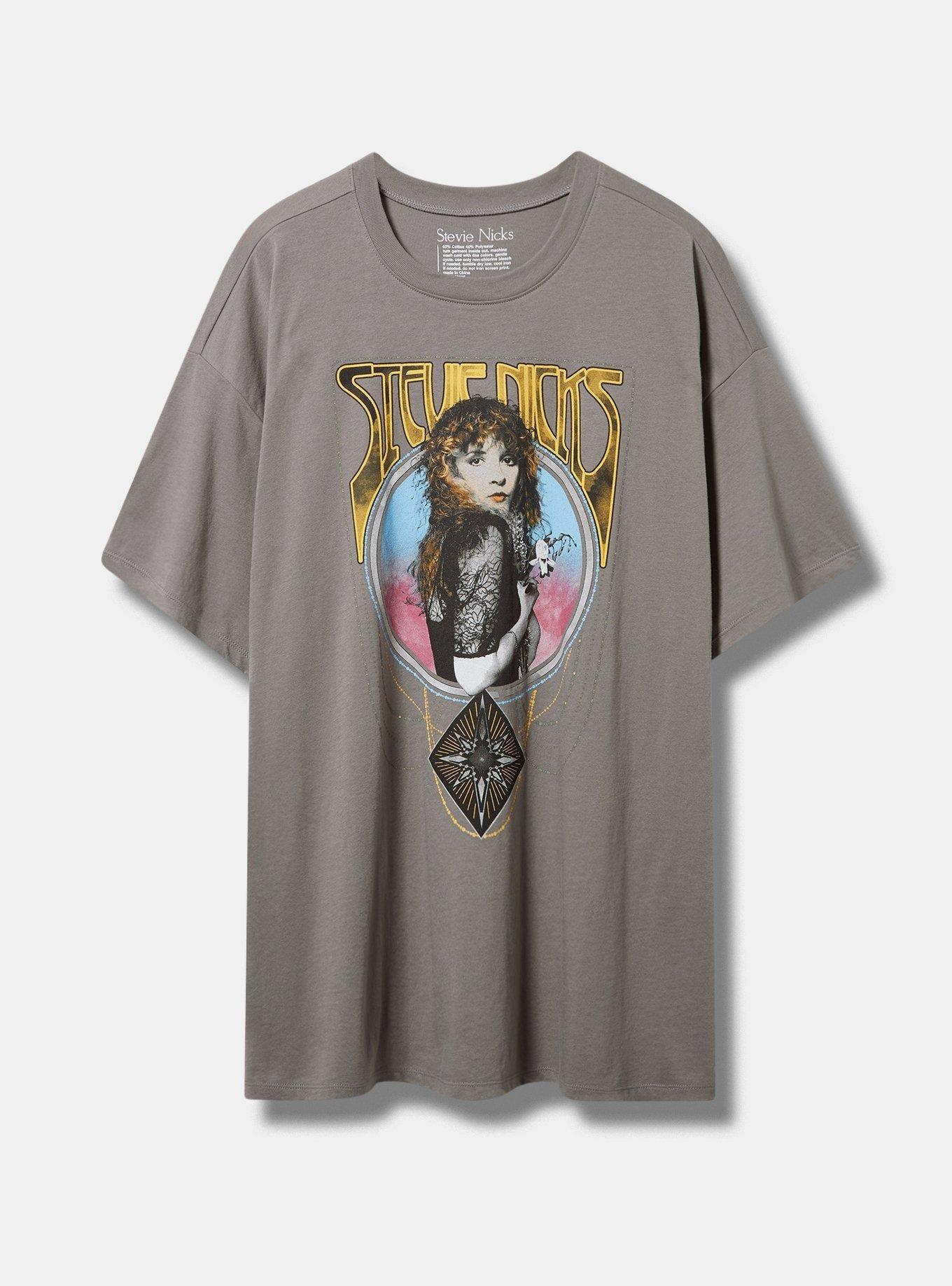 Stevie Nicks Oversize Fit Cotton Crew Tee