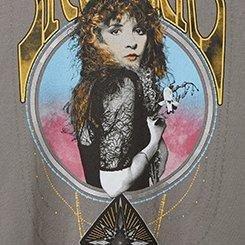 Stevie Nicks Oversize Fit Cotton Crew Tee, GREY, swatch