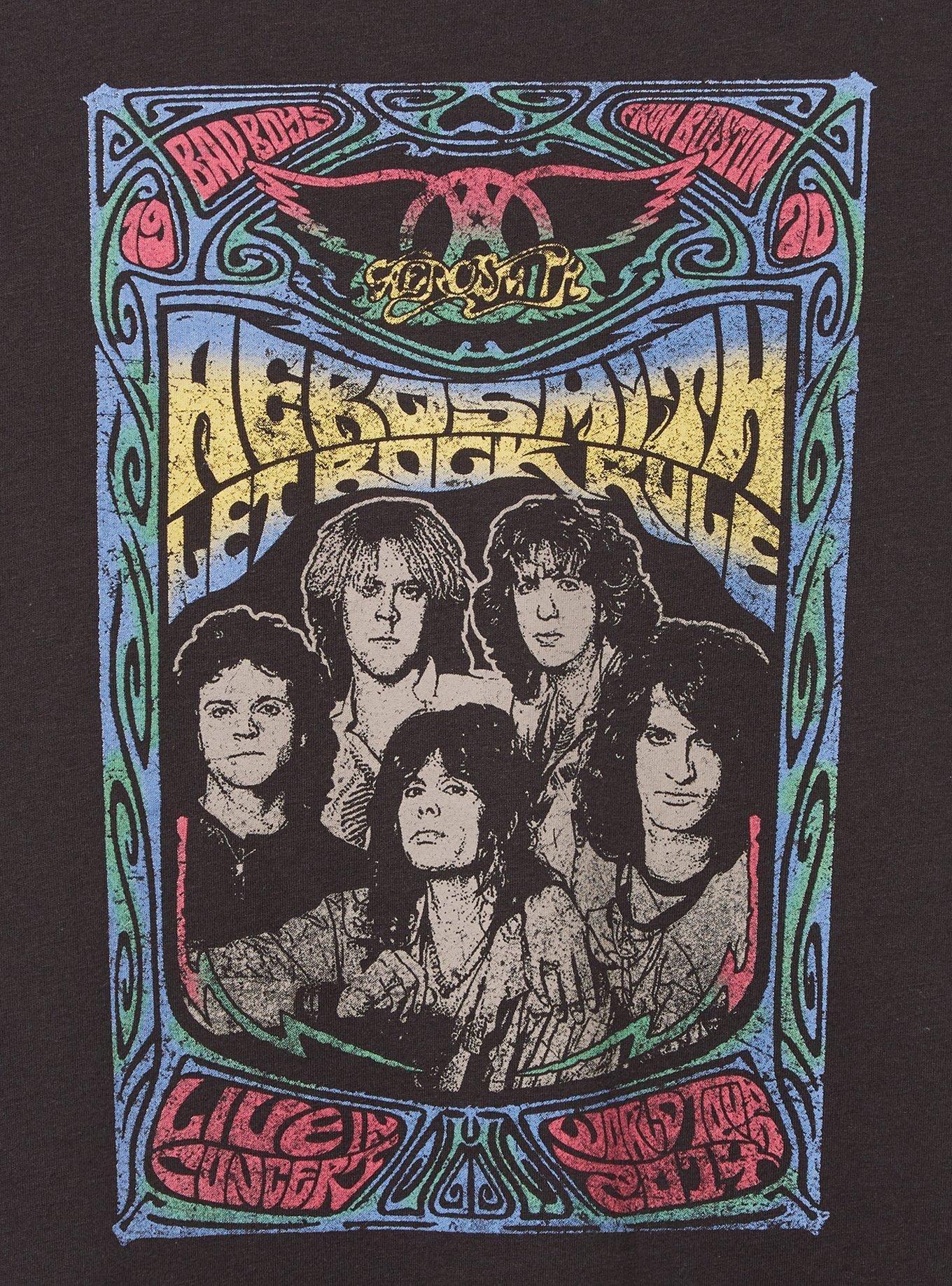 Aerosmith Classic Fit Cotton Crew Tee