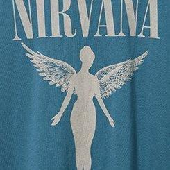 Nirvana In Utero Classic Fit Cotton Crew Tee, BLUE, swatch