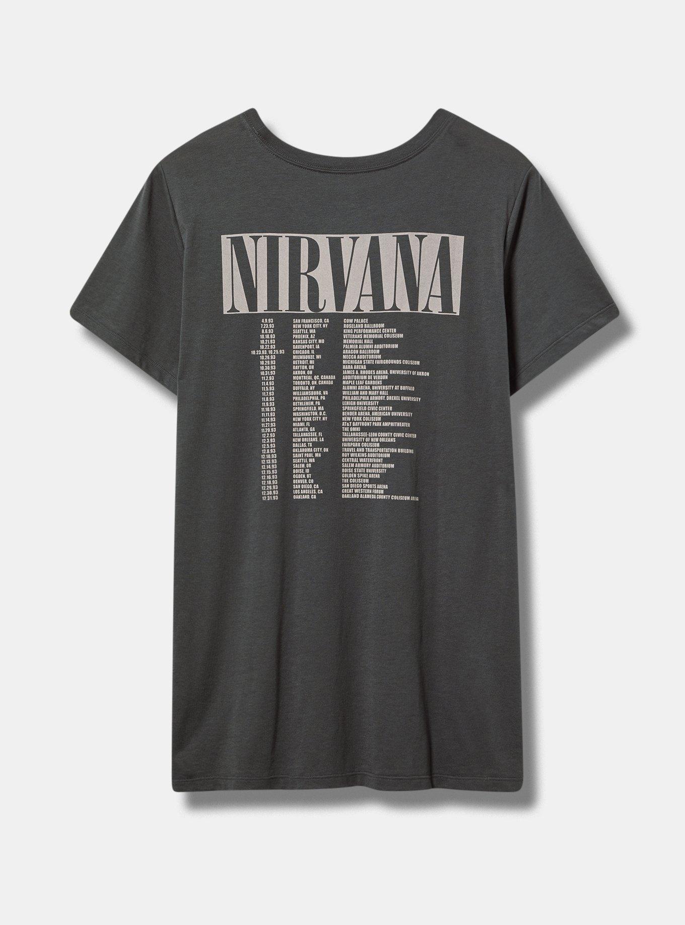 Nirvana In Utero Classic Fit Cotton Crew Tee, PHANTOM, alternate