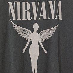 Nirvana In Utero Classic Fit Cotton Crew Tee, PHANTOM, swatch