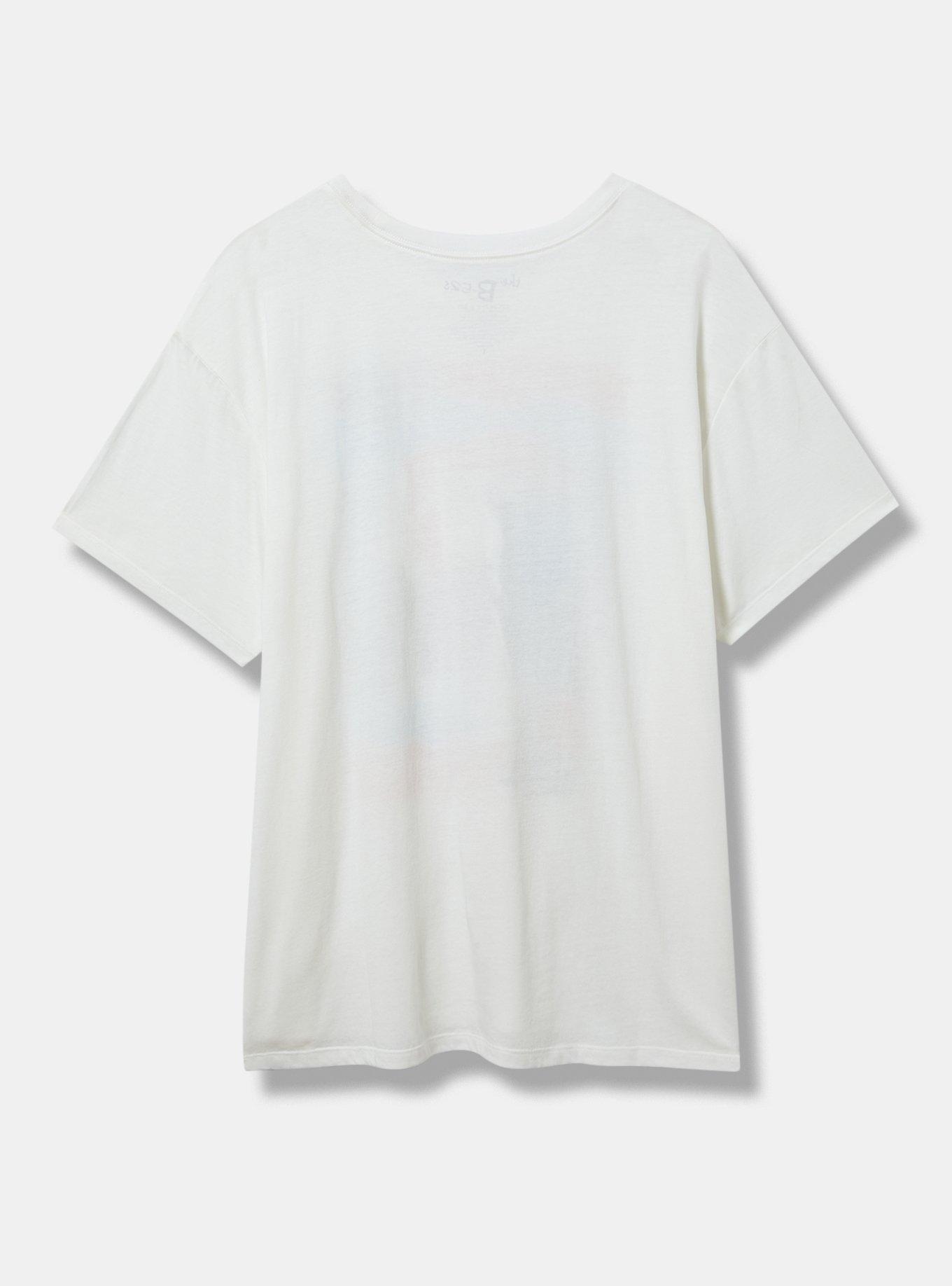 The B-52s Relaxed Fit Cotton Crew Tee, BLANC DE BLANC, alternate