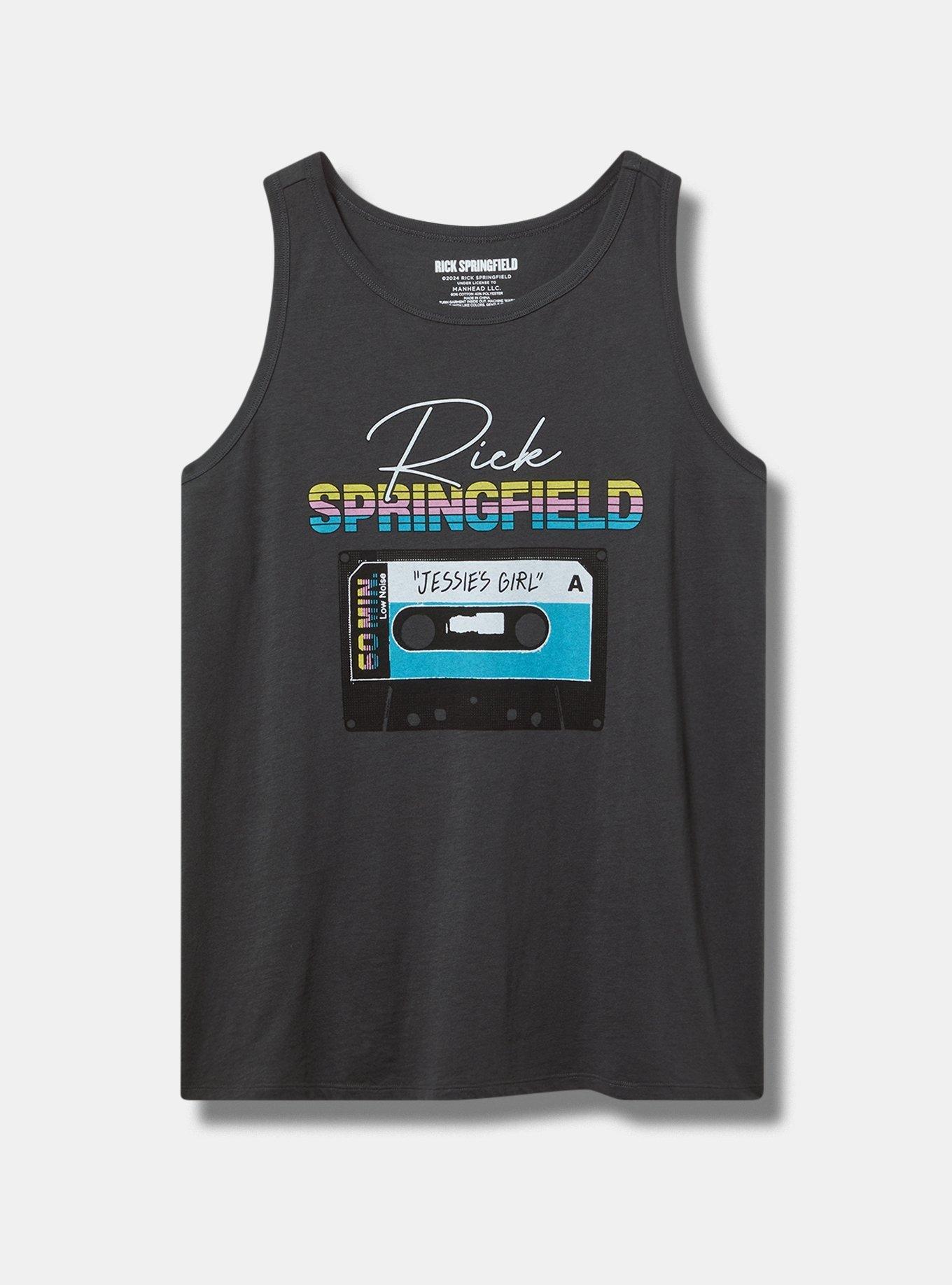 Rick Springfield Classic Fit Cotton Crew Tank