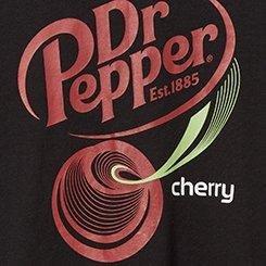 Dr Pepper Classic Fit Cotton Crew Tee, DEEP BLACK, swatch