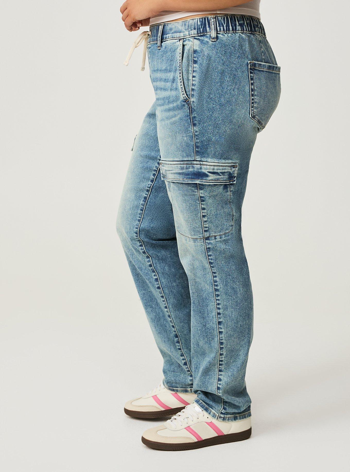 Weekend Boyfriend Mid-Rise Cargo Jean