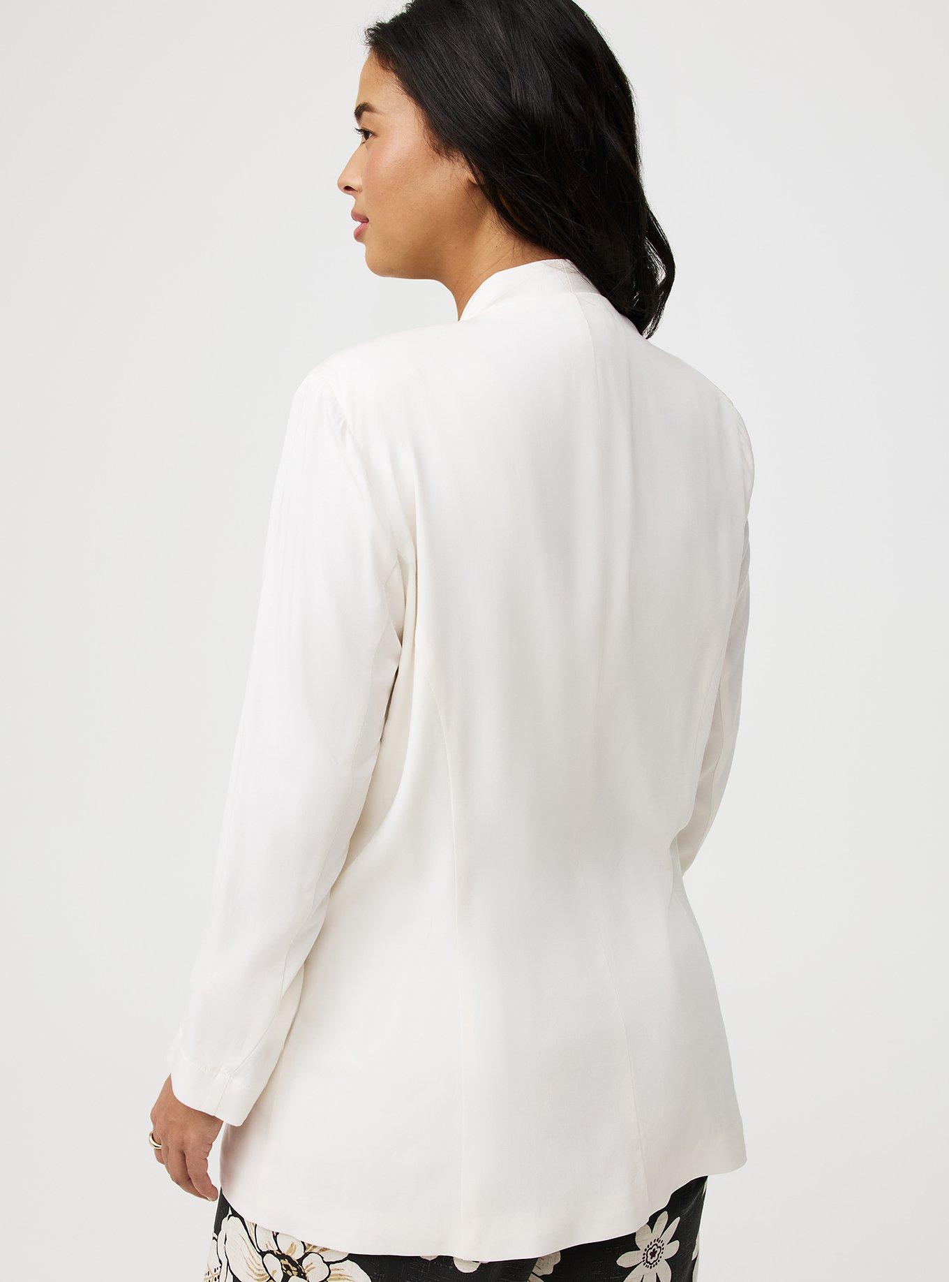 Stretch Challis Lightweight Blazer