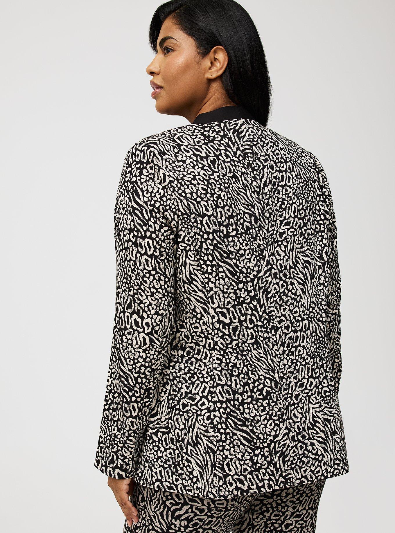 Stretch Challis Lightweight Blazer