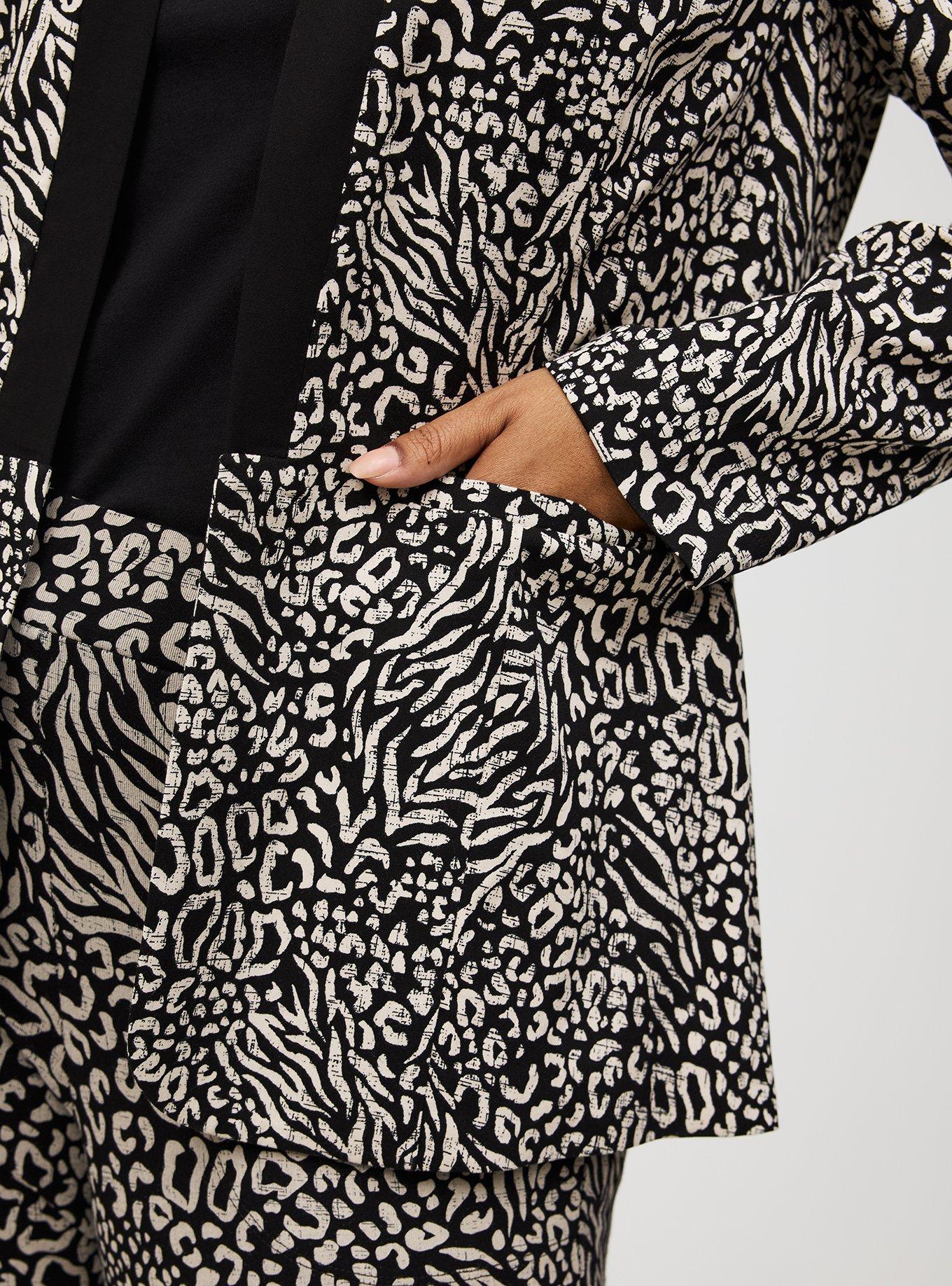 Stretch Challis Lightweight Blazer