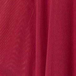 Mesh Ruffle Sleeve Kimono, RED PLUM, swatch