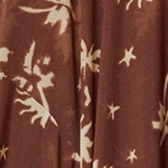 Mesh Ruffle Sleeve Kimono, SUN PALMS BRACKEN, swatch