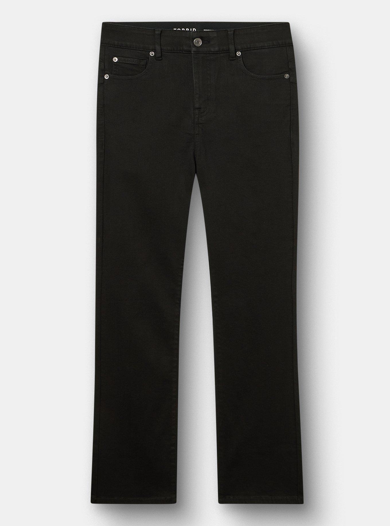 Plus Size Bombshell High-Rise Straight Jean, BLACK, hi-res