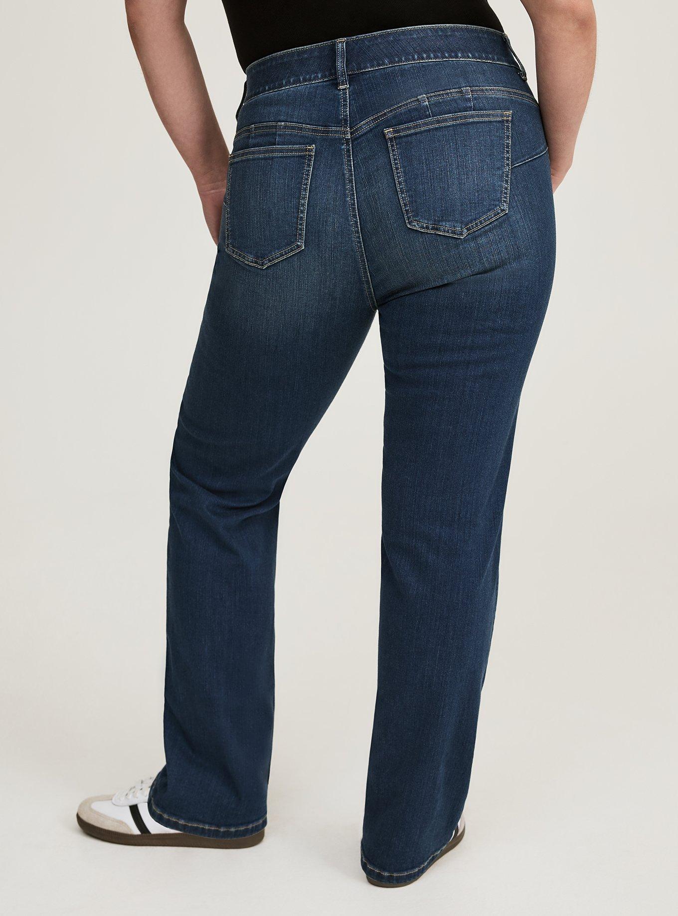 Bombshell Straight Premium Stretch High-Rise Jean, HOLLYWOOD, alternate