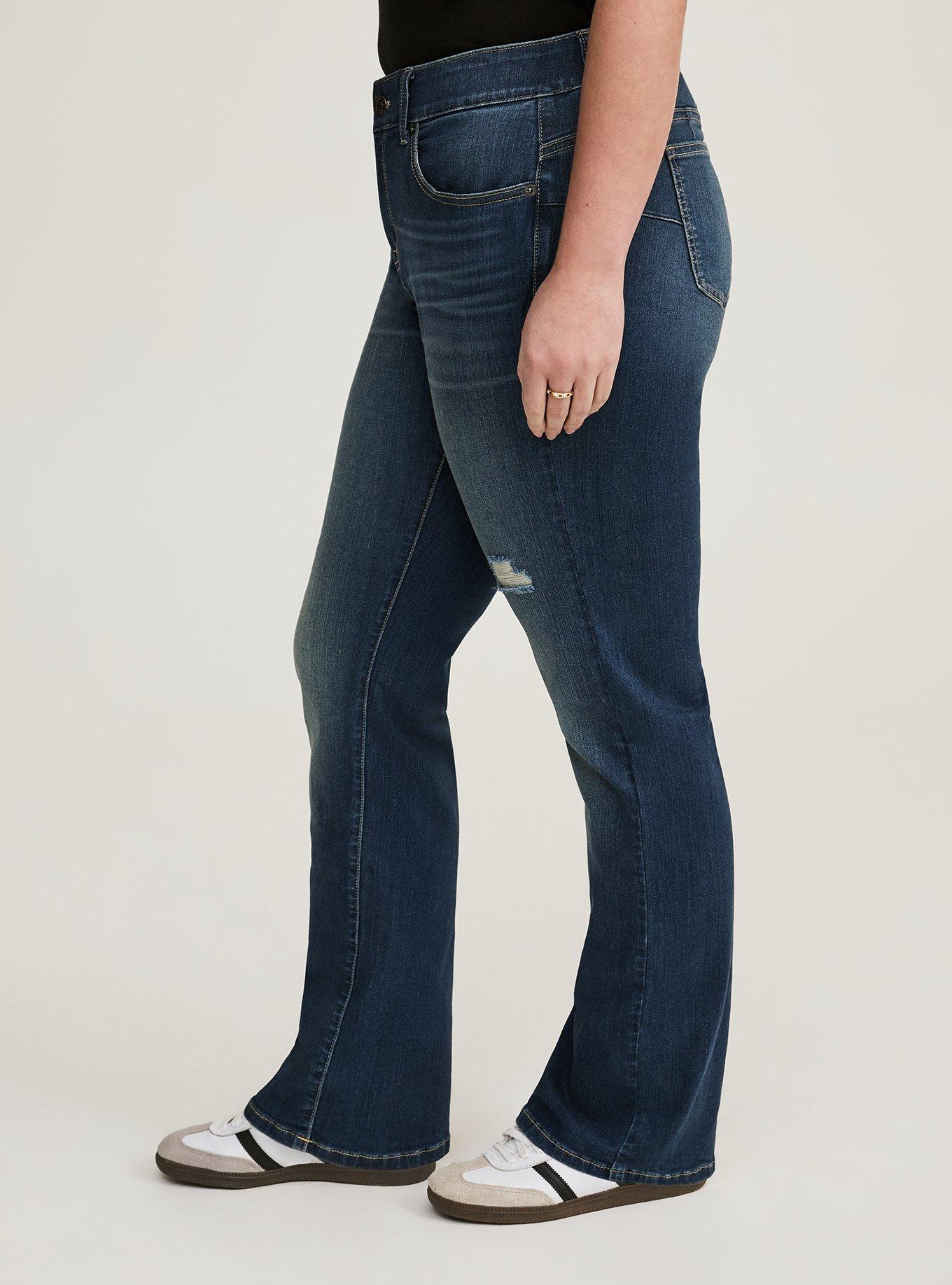 Bombshell Straight Premium Stretch High-Rise Jean, HOLLYWOOD, alternate