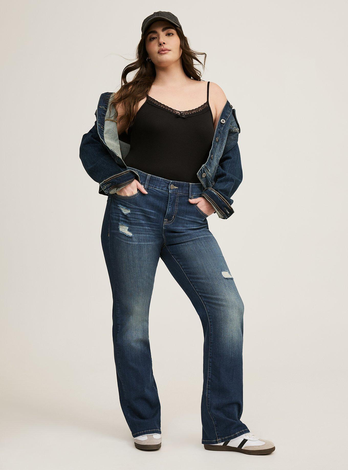 Bombshell Straight Premium Stretch High-Rise Jean