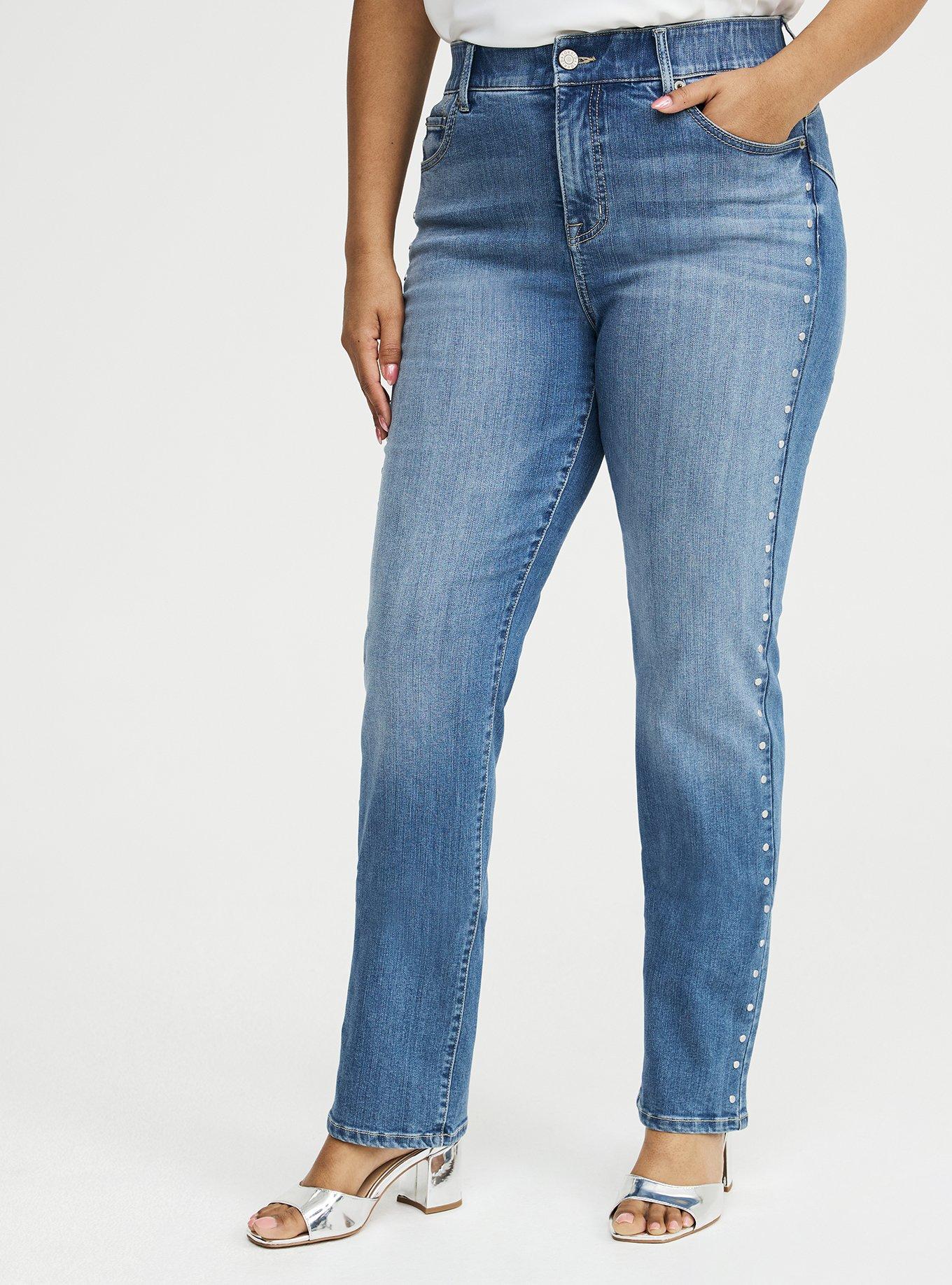 Bombshell High-Rise Straight Jean, CORDOBA, alternate