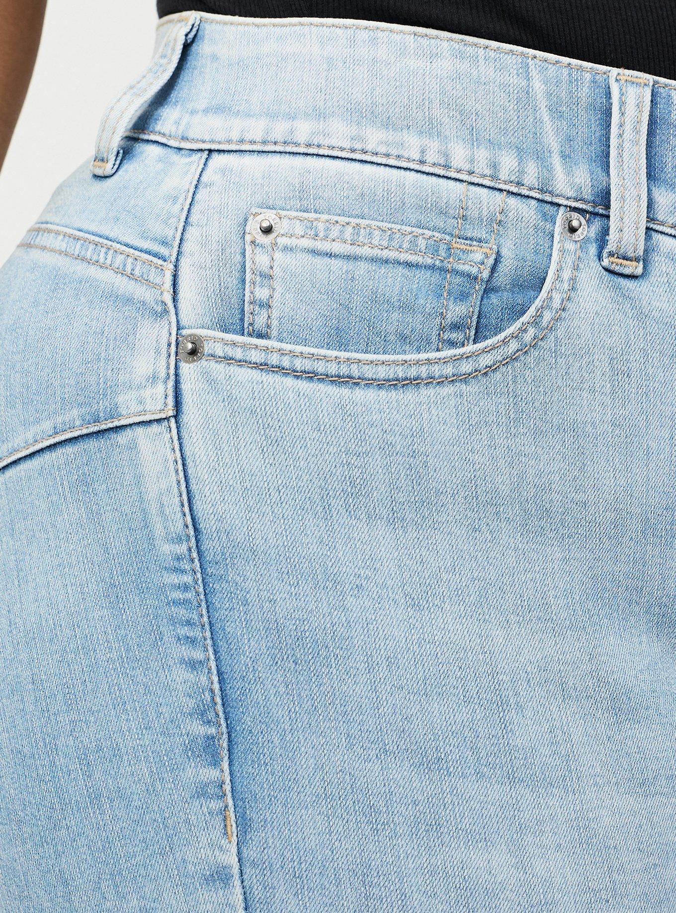 Bombshell High-Rise Straight Jean, SANTORINI, alternate