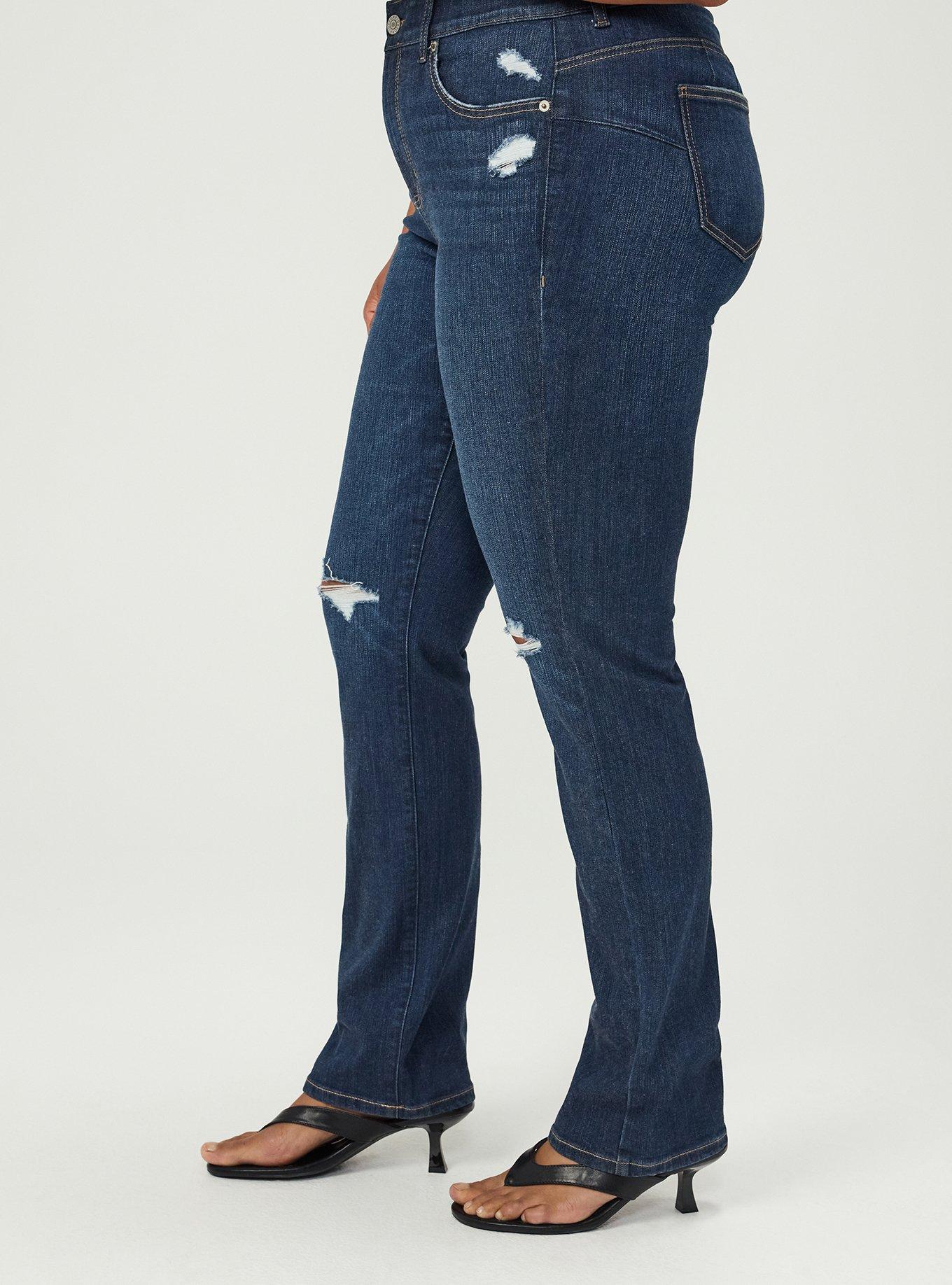 Bombshell High-Rise Straight Jean, EROS, alternate