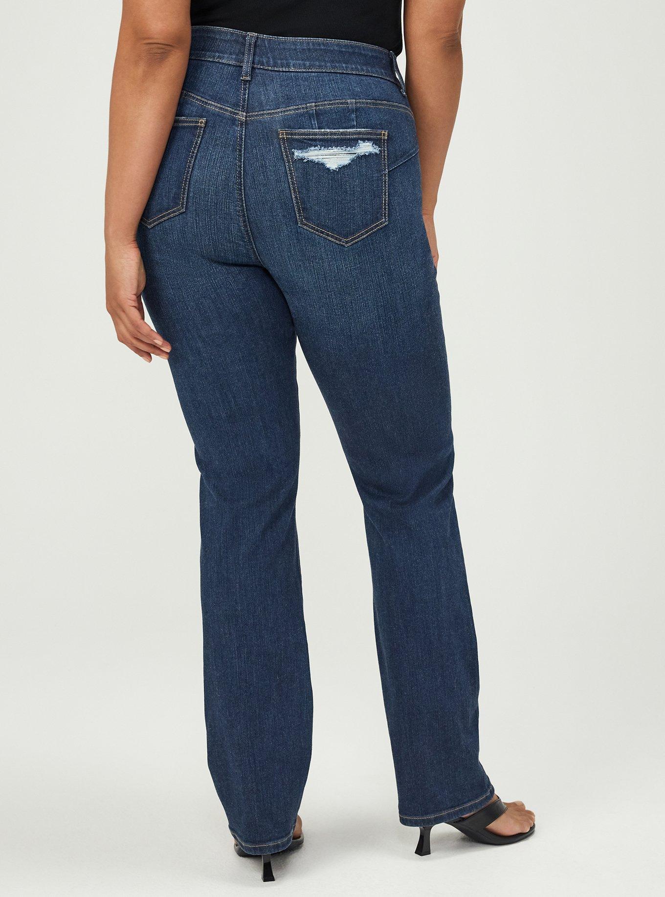 Bombshell High-Rise Straight Jean, EROS, alternate