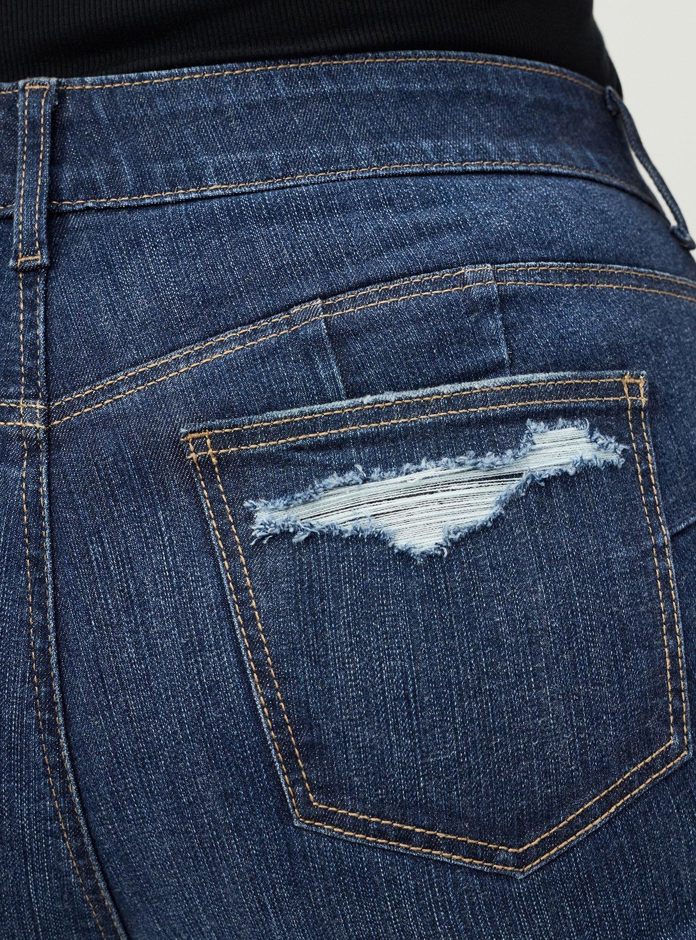 Bombshell High-Rise Straight Jean, EROS, alternate