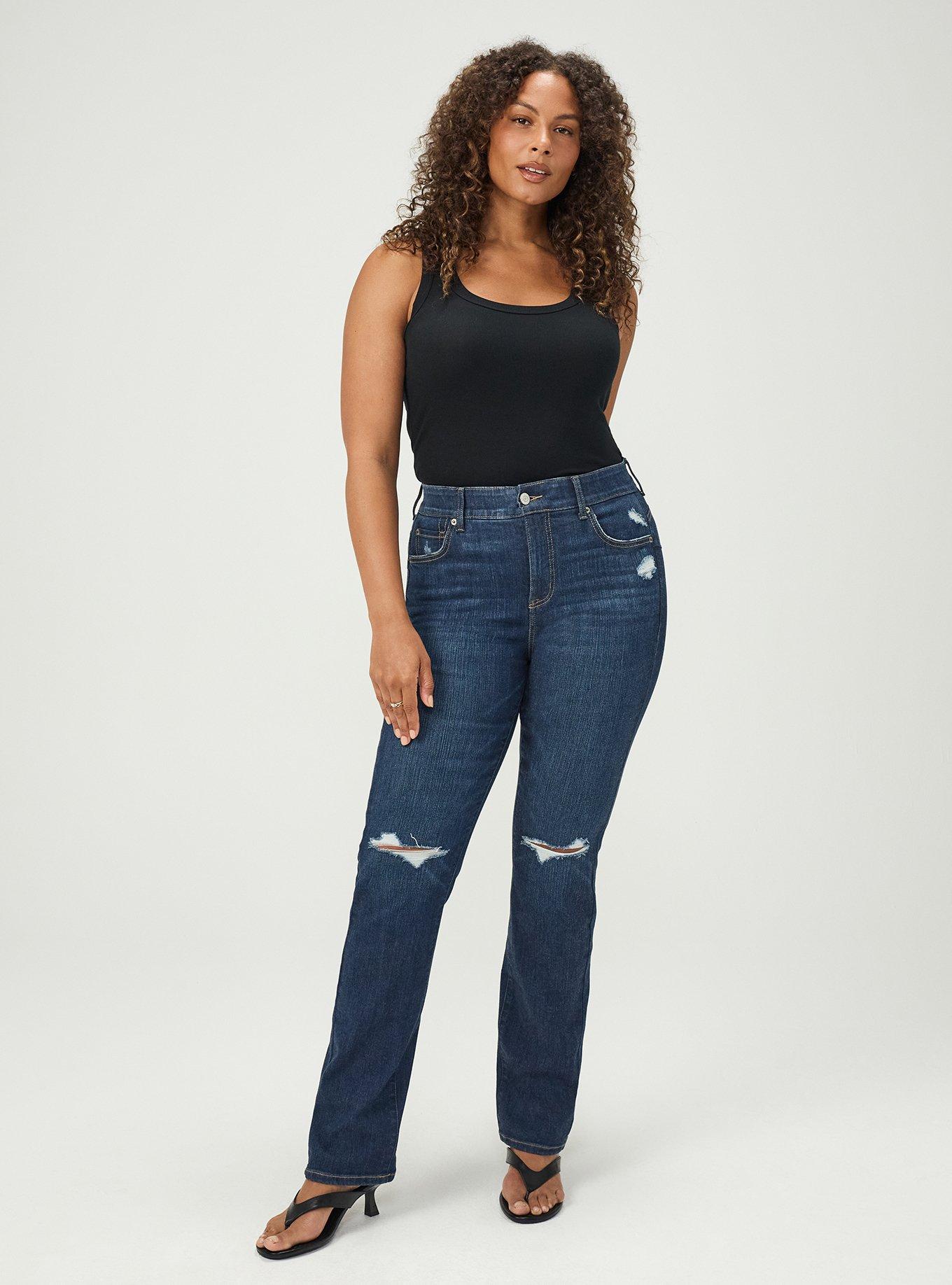 Bombshell High-Rise Straight Jean, EROS, hi-res