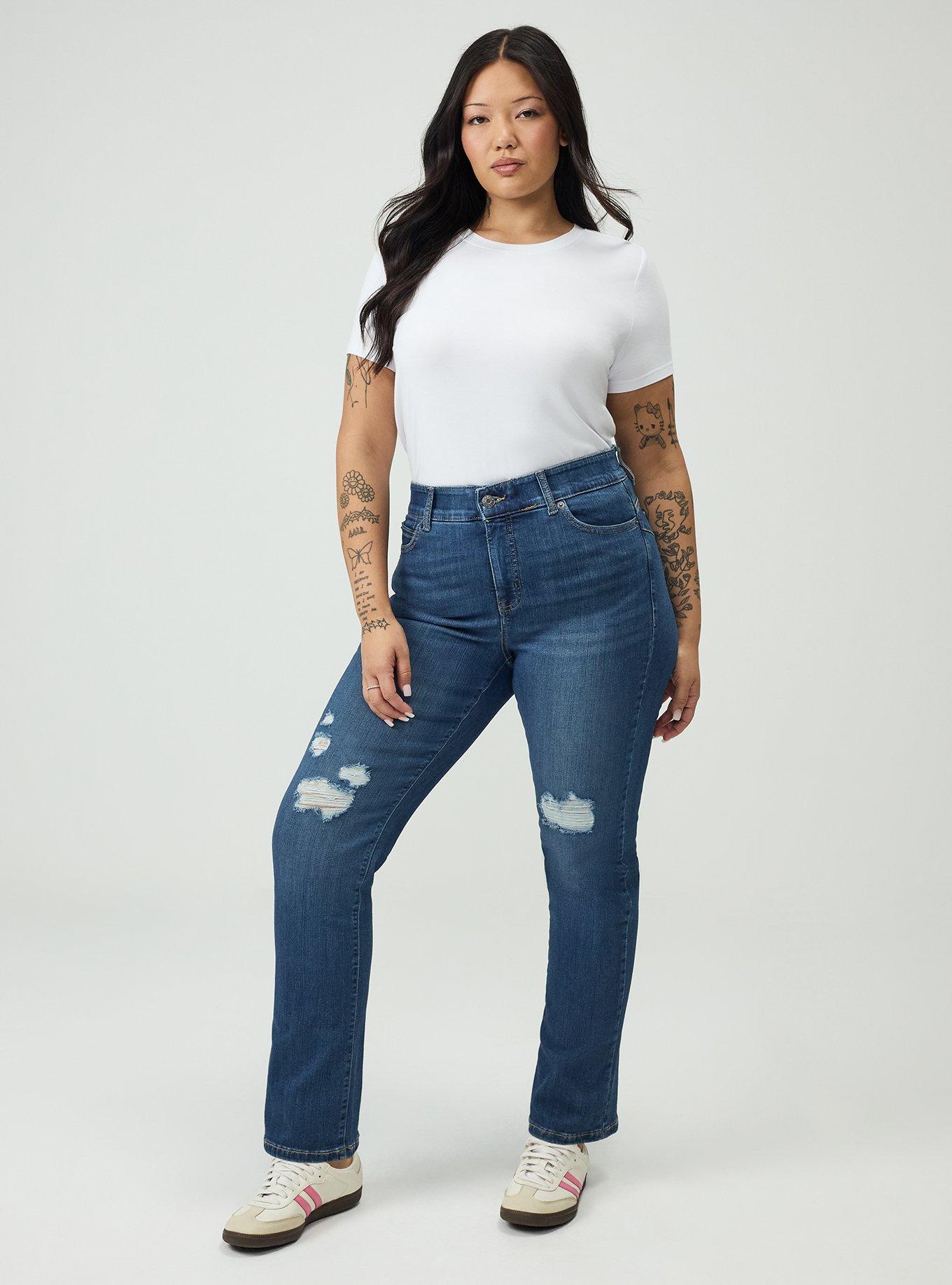 Bombshell High-Rise Straight Jean, PAMPLOMA, alternate