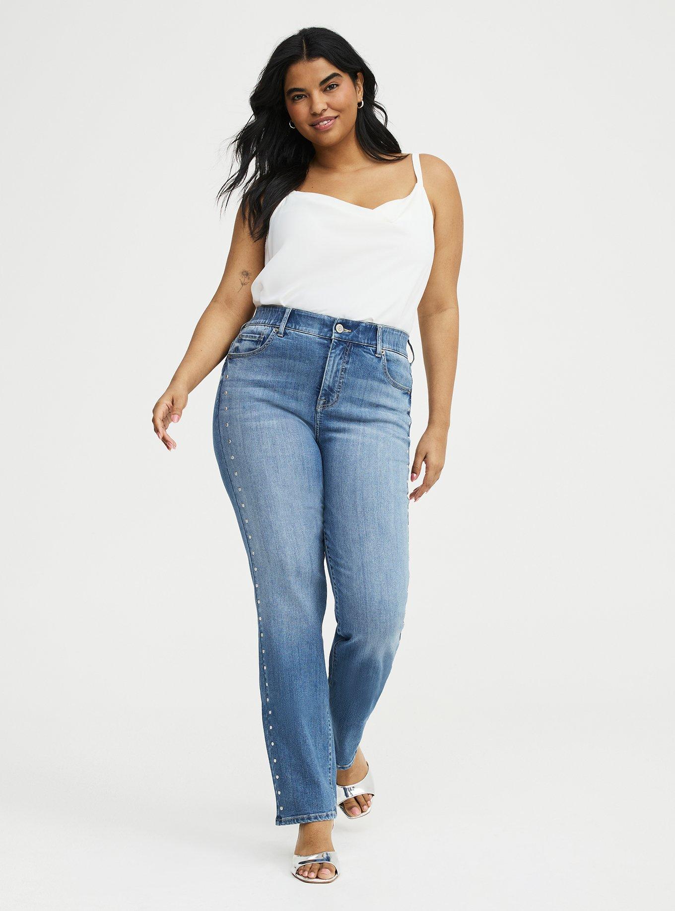 Bombshell High-Rise Straight Jean, CORDOBA, hi-res