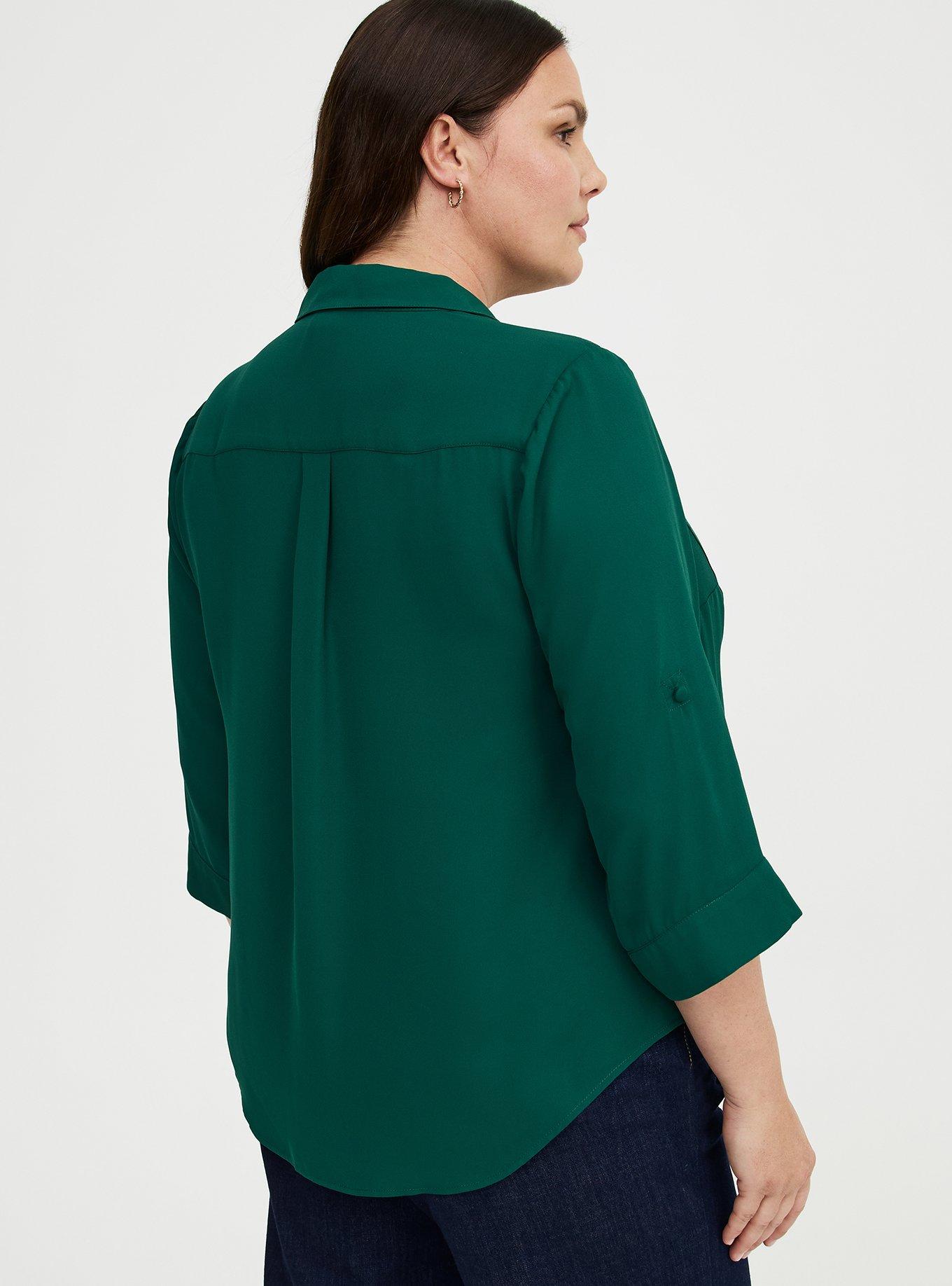 Harper Collared 3/4 Sleeve Top