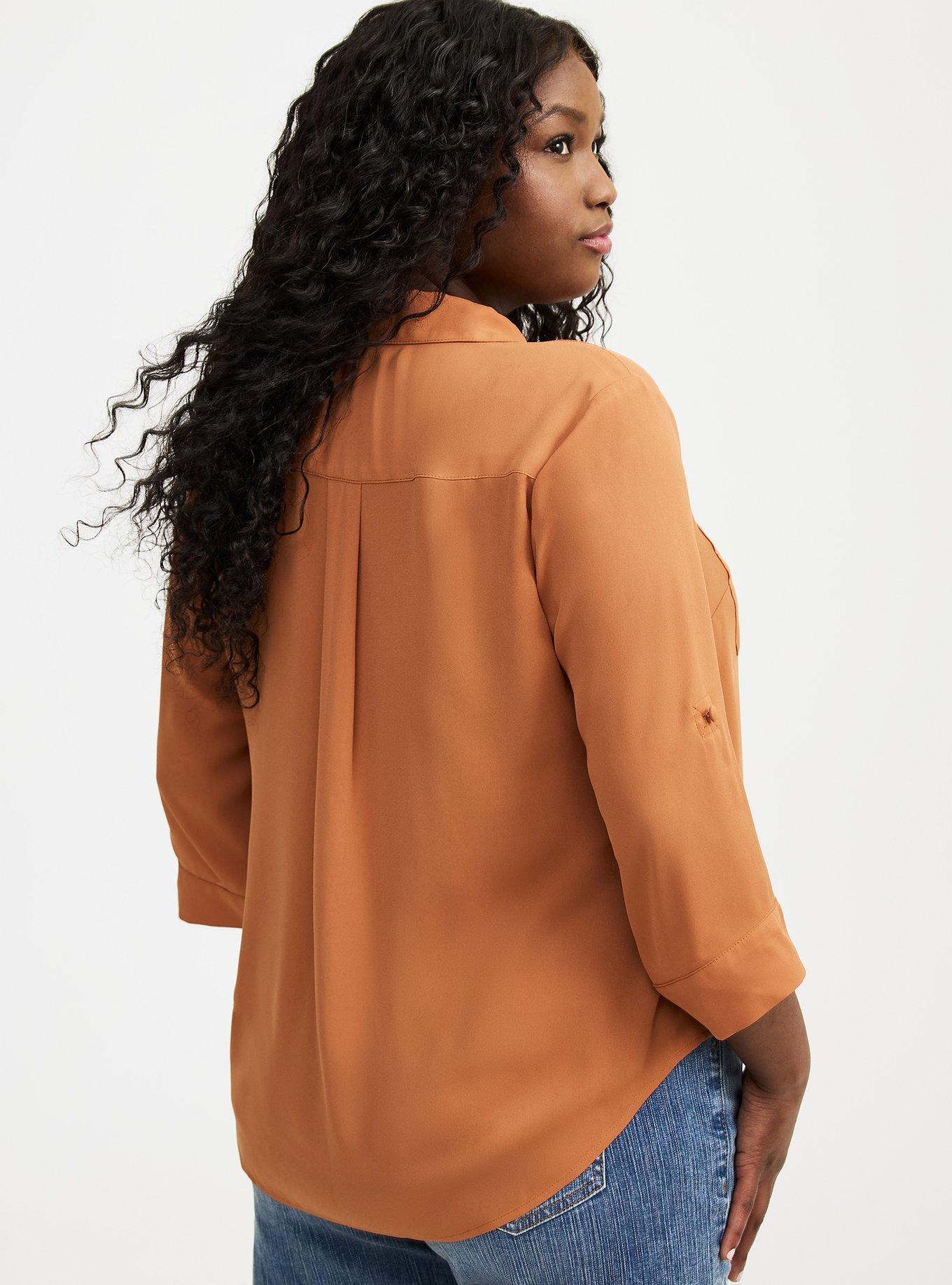 Harper Collared 3/4 Sleeve Blouse