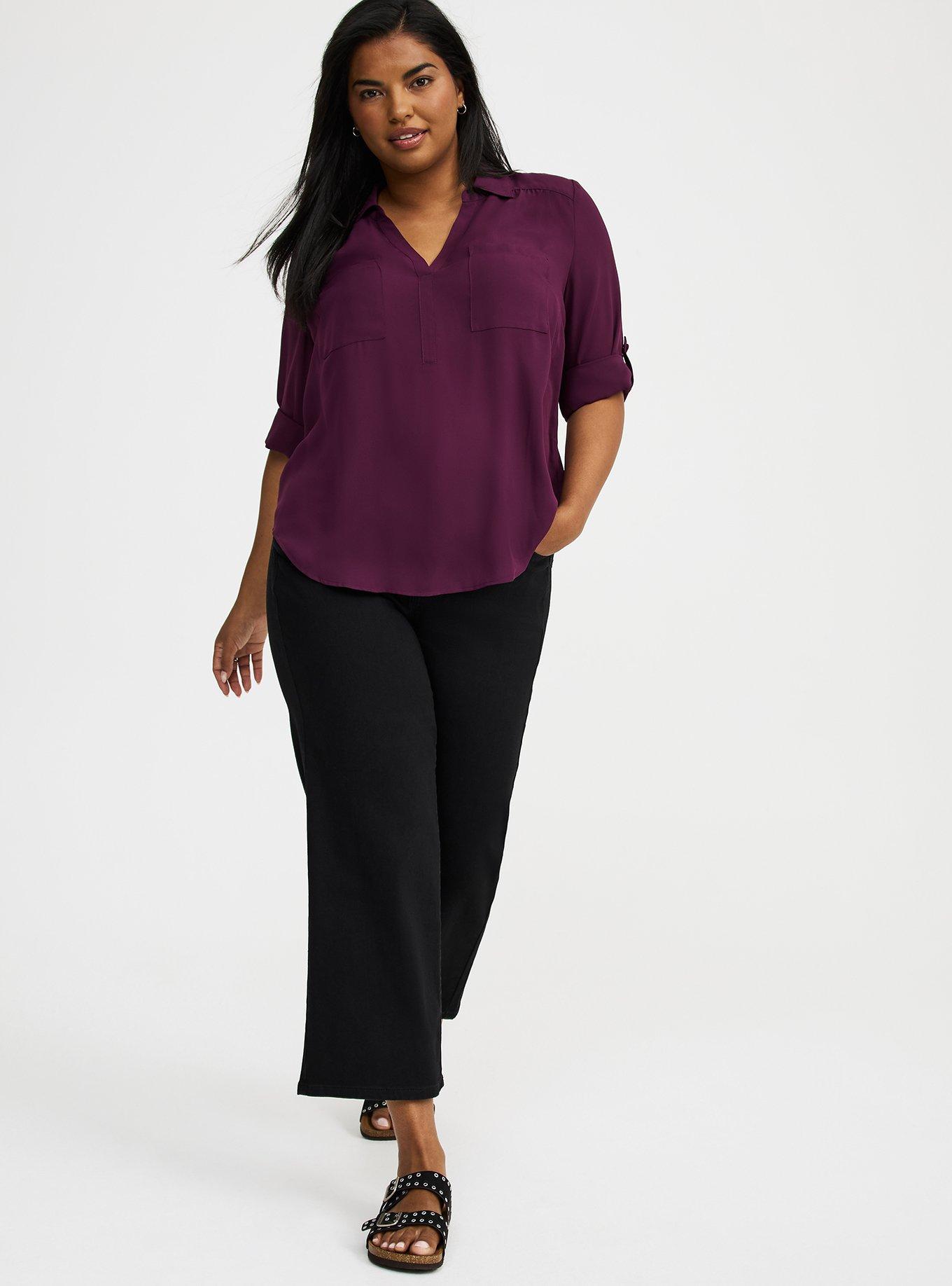 Harper Collared Pullover Blouse
