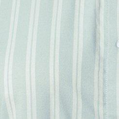 Drop-Shoulder Button-Down Shirt, LANEY STRIPE GREEN, swatch