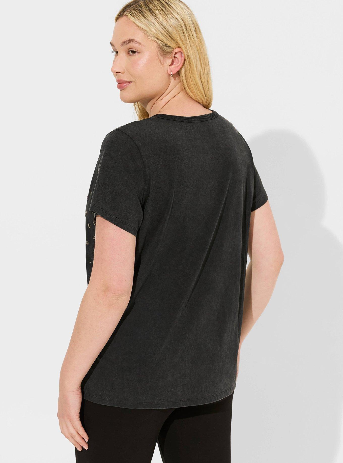 Heritage Jersey Crew Neck Studded Tee