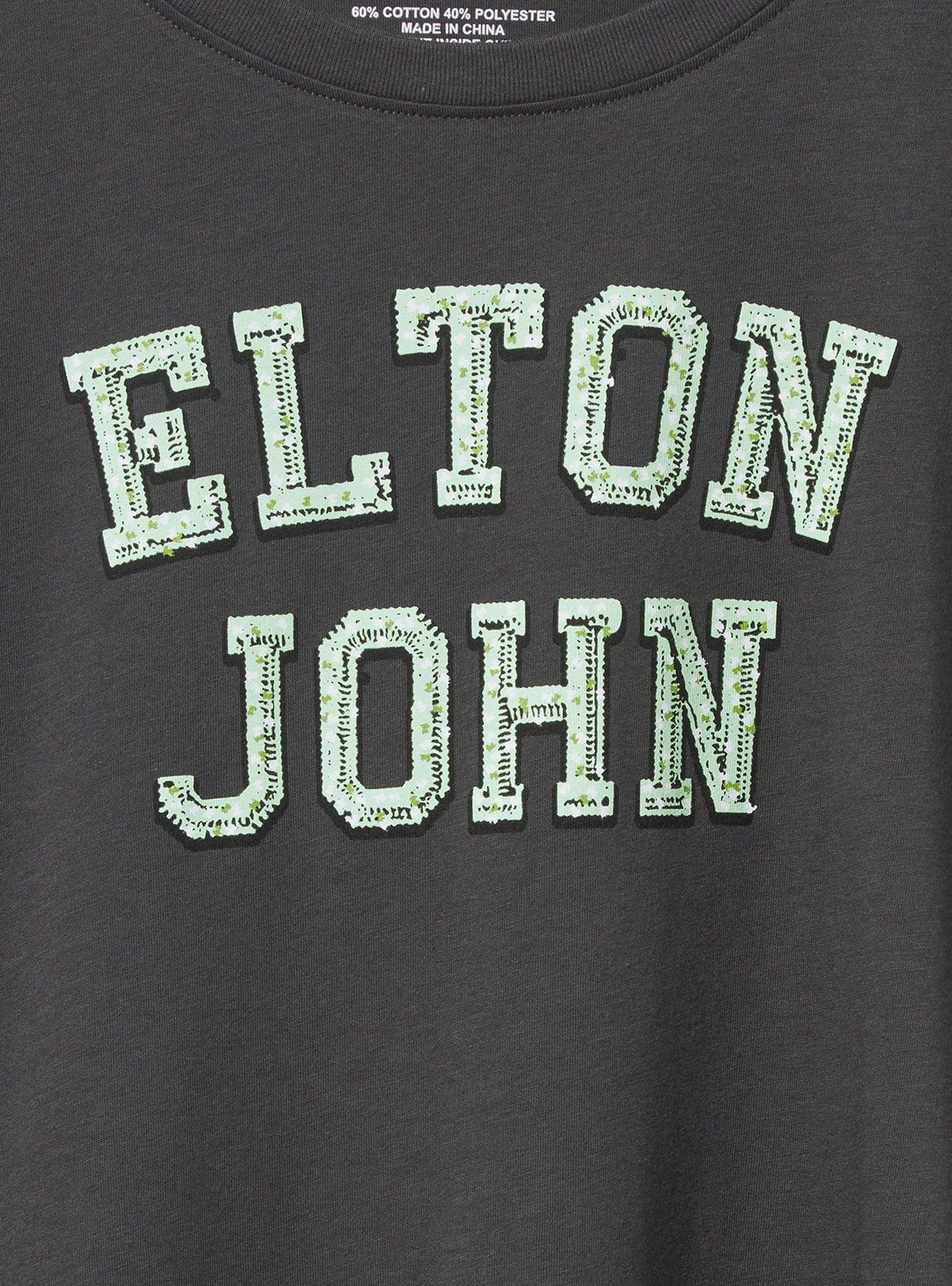 Elton John Relaxed Fit Cotton Crew Tee