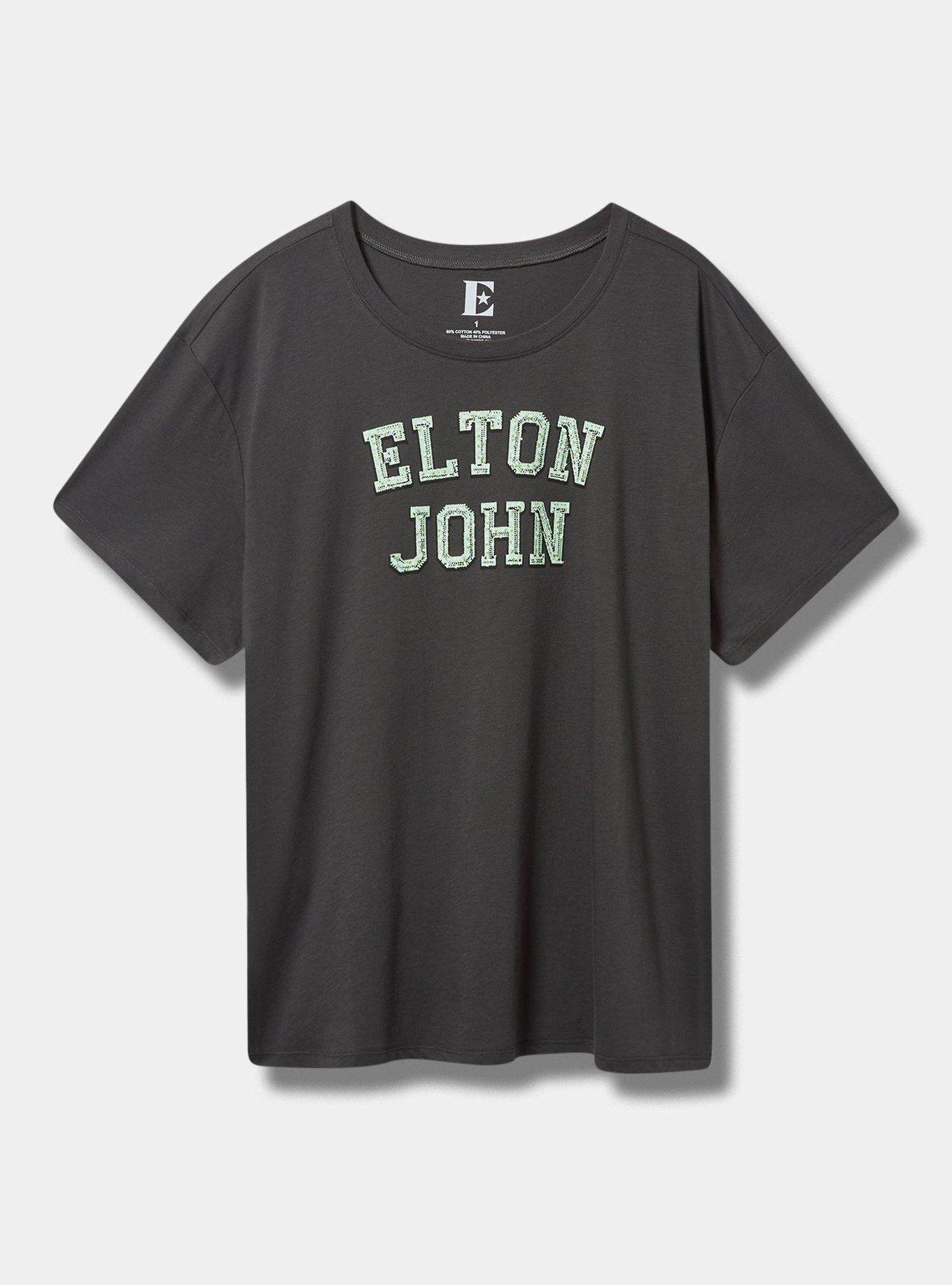 Elton John Relaxed Fit Cotton Crew Tee