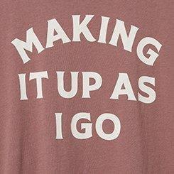 Making It Up Classic Fit Heritage Jersey Tee, ROSE TAUPE, swatch