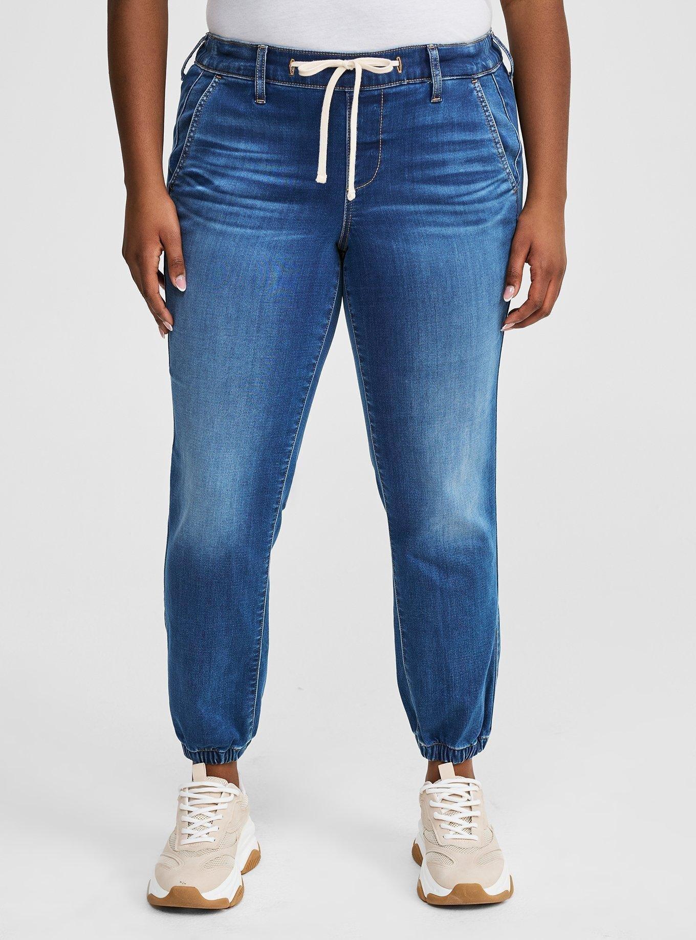 Weekend Jogger Knit Denim Mid-Rise Jean