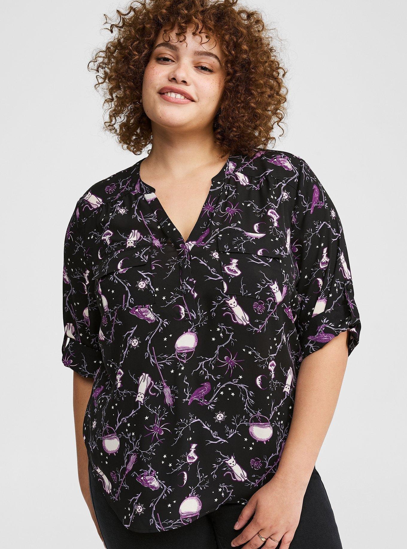 Disney Hocus Pocus Harper Blouse, MULTI PRINT, alternate