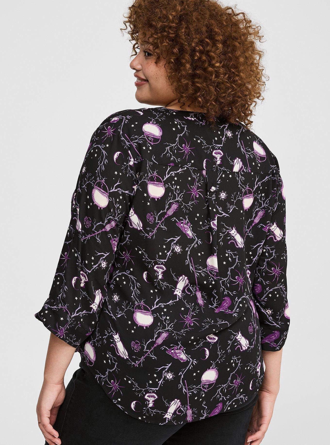 Disney Hocus Pocus Harper Blouse, MULTI PRINT, alternate