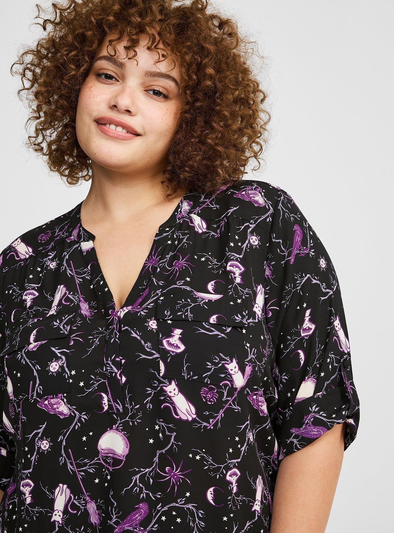 Disney Hocus Pocus Harper Blouse, MULTI PRINT, alternate