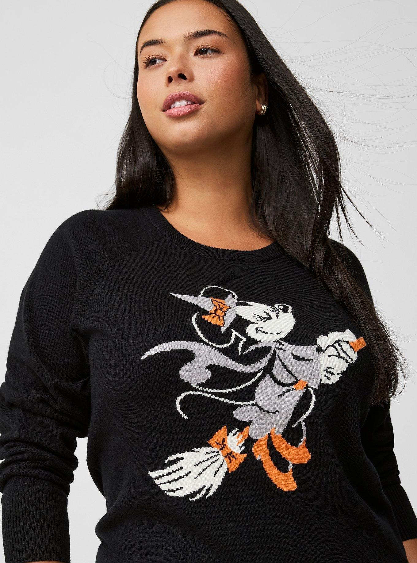 Disney Minnie Halloween Raglan Sweater