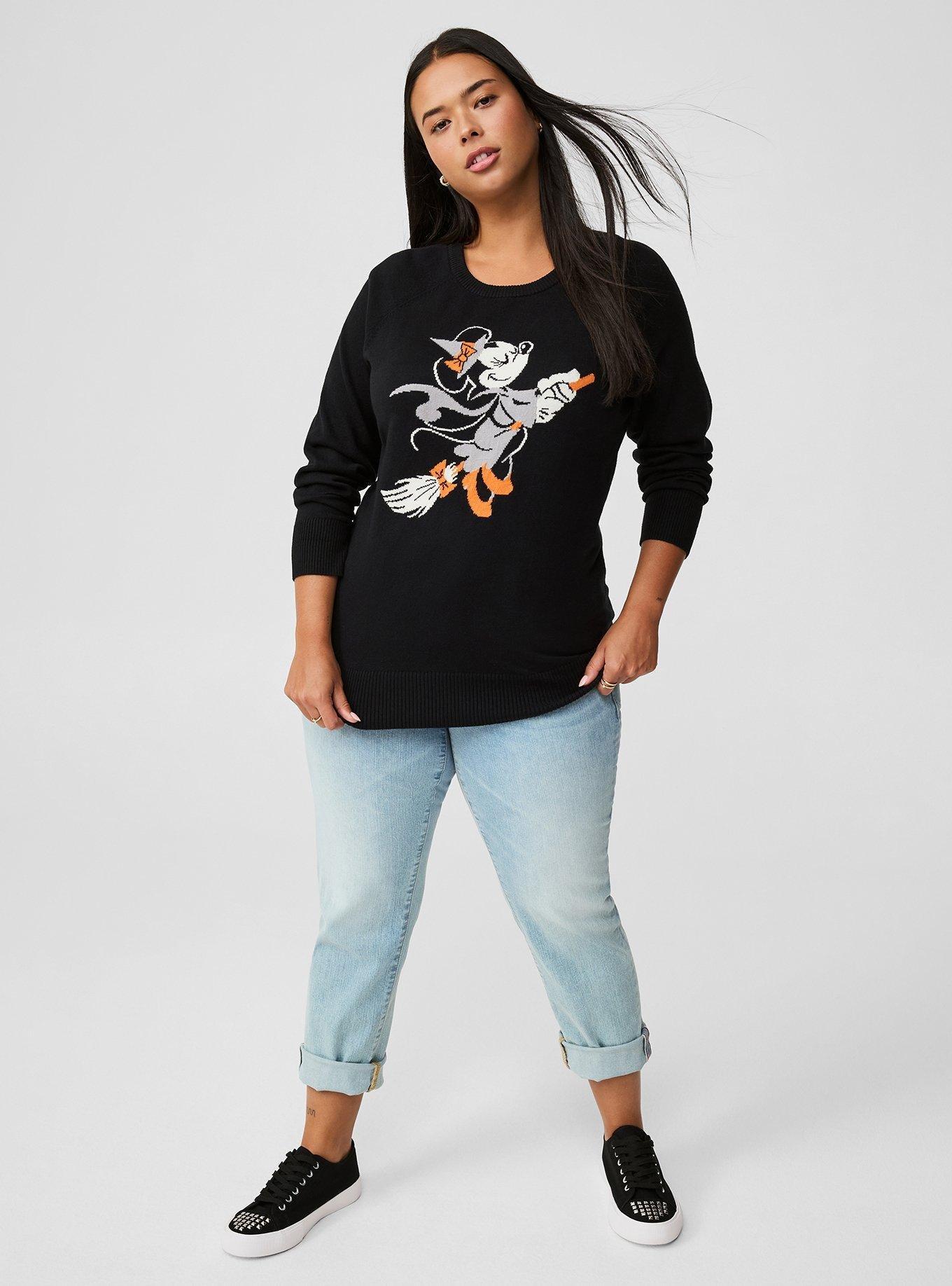 Disney Minnie Halloween Raglan Sweater