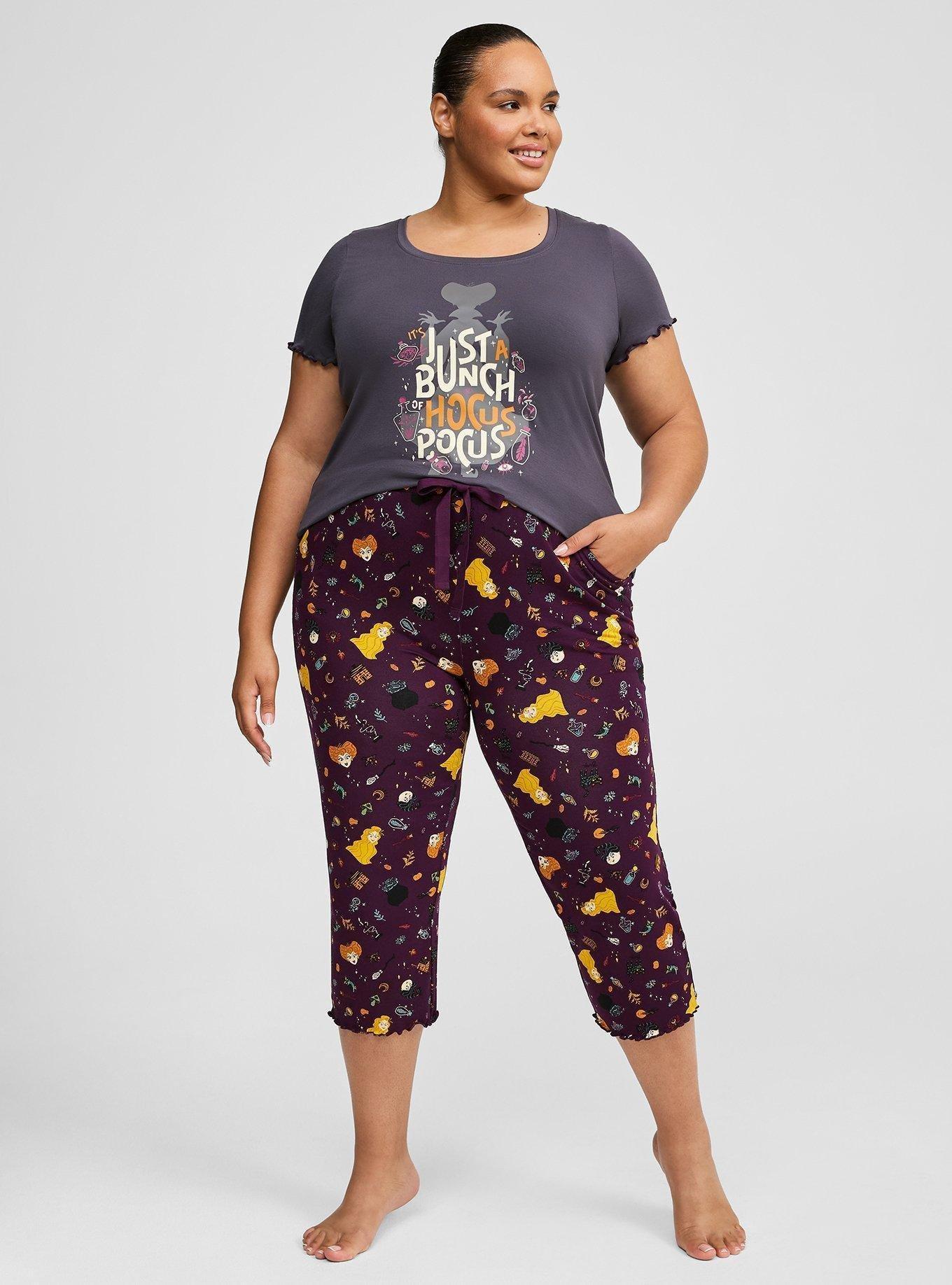 Disney Hocus Pocus Lettuce Edge Sleep Top