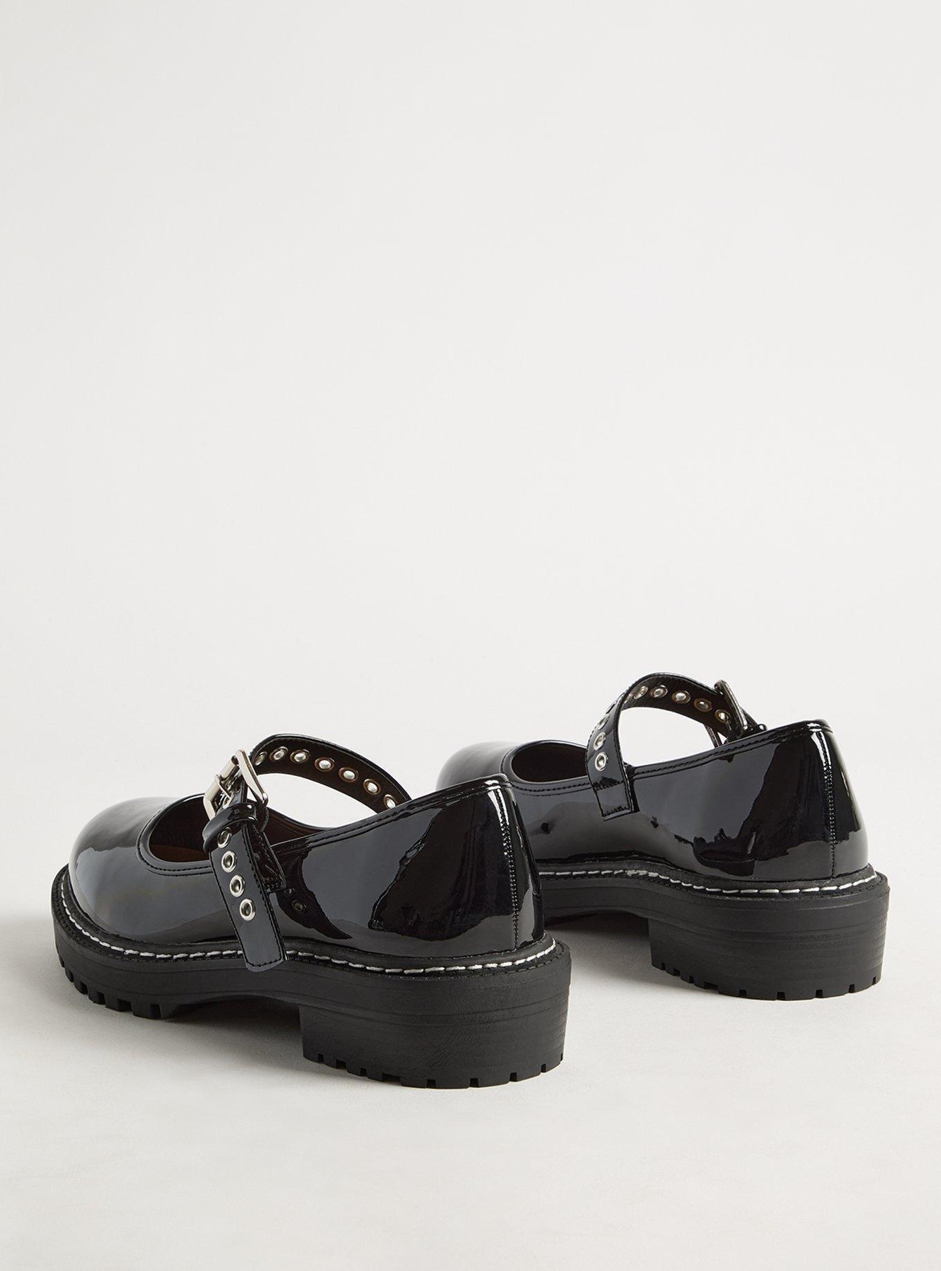 Lug Sole Mary Jane Flat (WW)