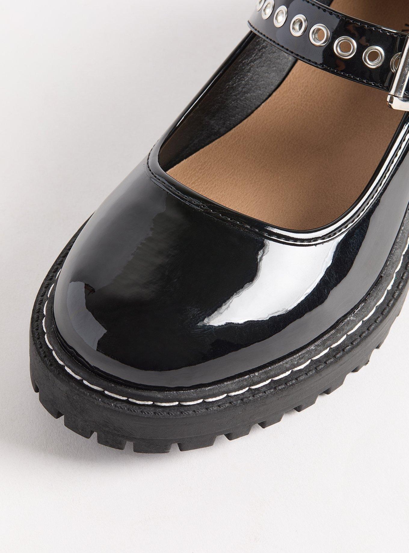 Lug Sole Mary Jane Flat (WW)