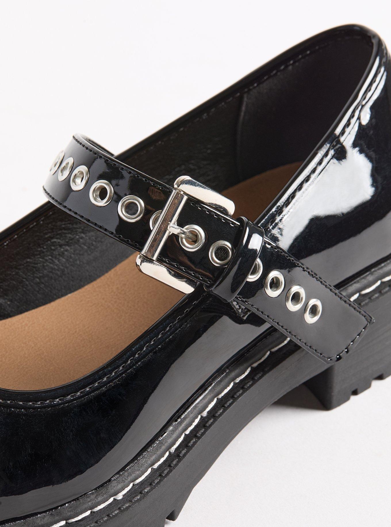 Lug Sole Mary Jane Flat (WW)