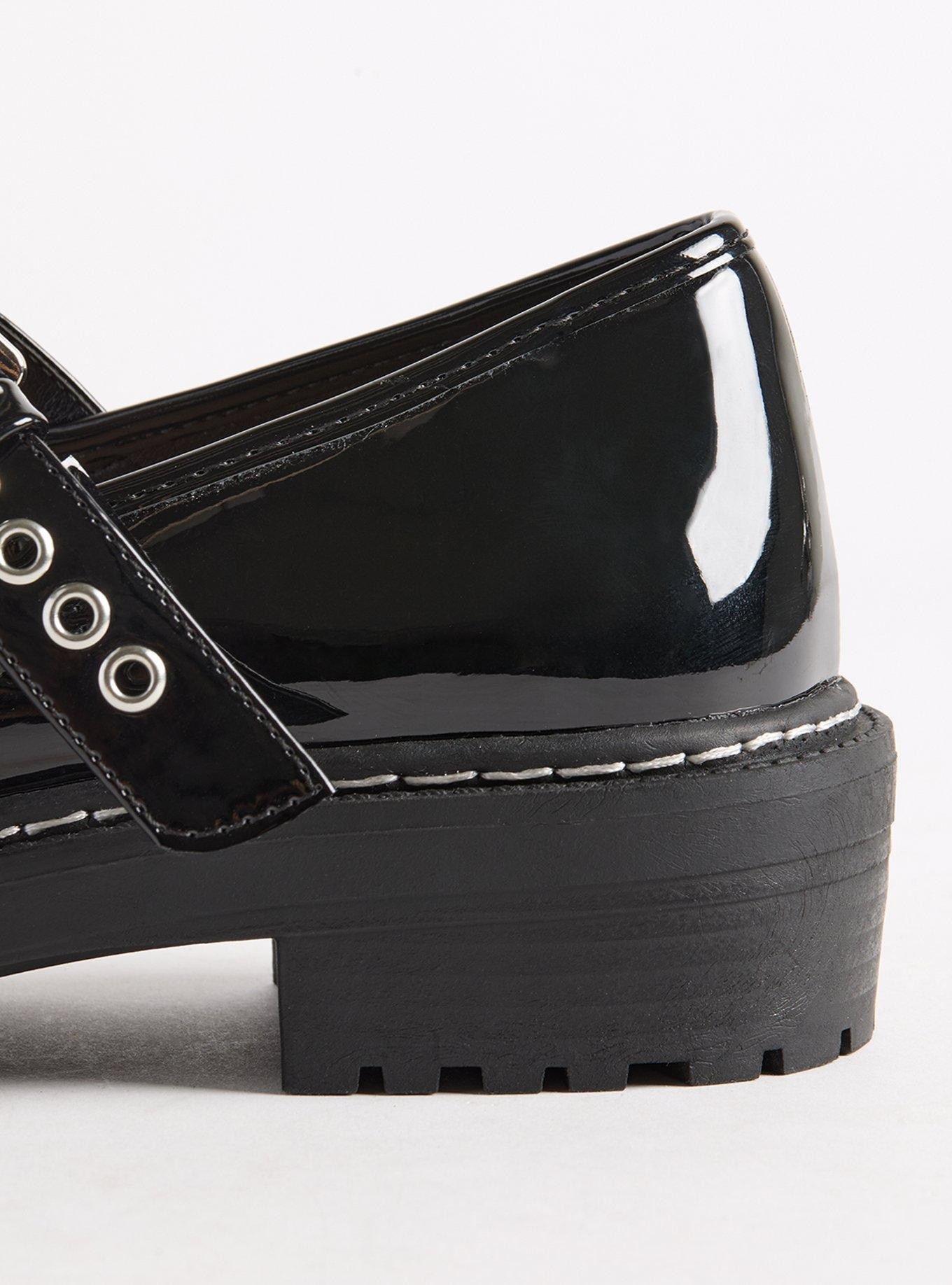 Lug Sole Mary Jane Flat (WW)