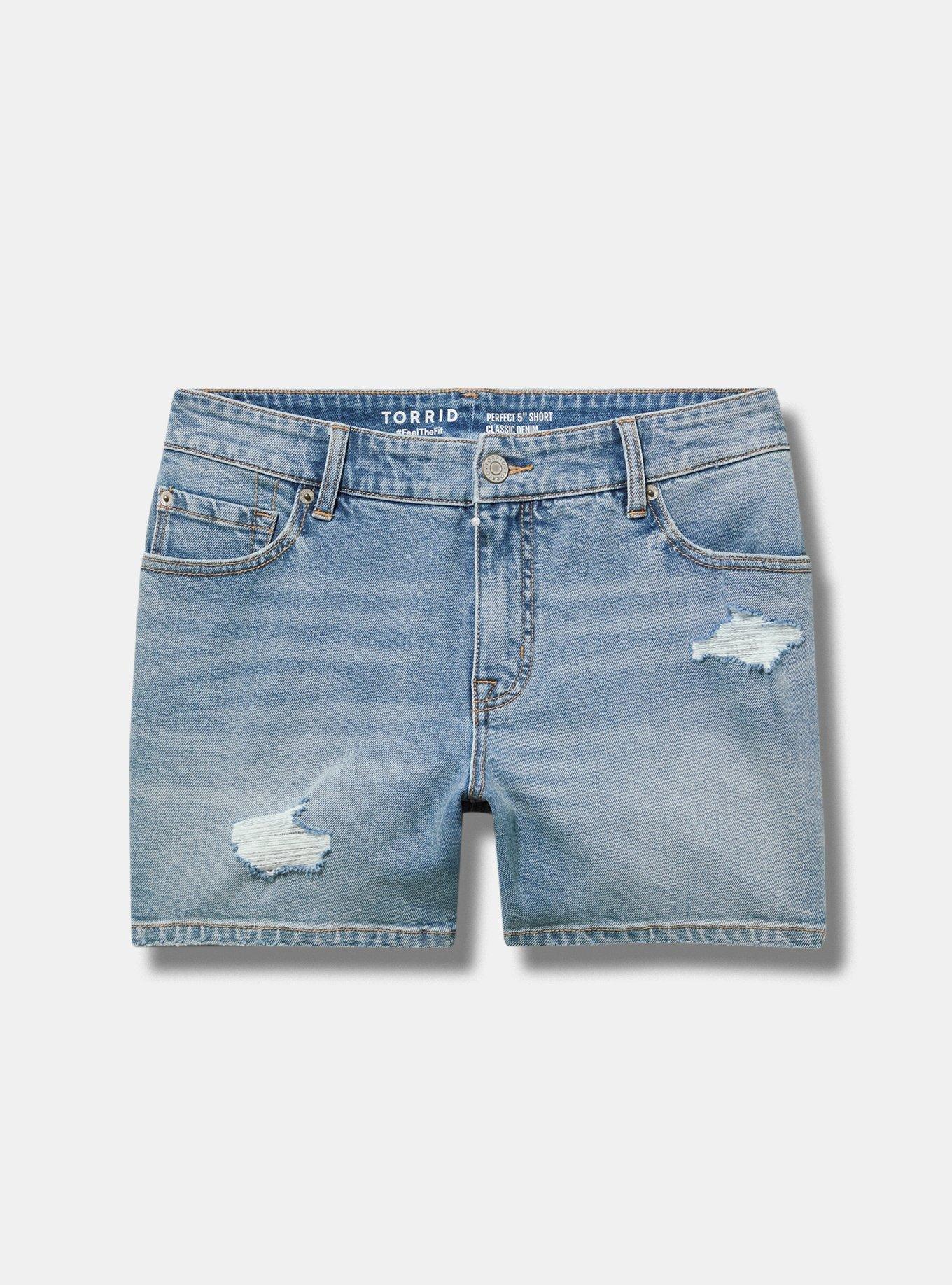 5" Perfect Classic Denim Mid-Rise Short